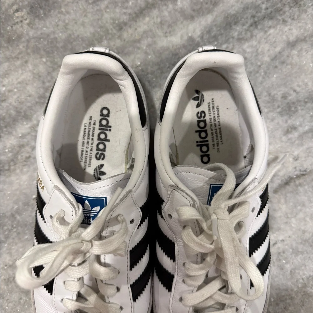 Adidas Samba OG Black White 8.5 women’s like new - Picture 5 of 9